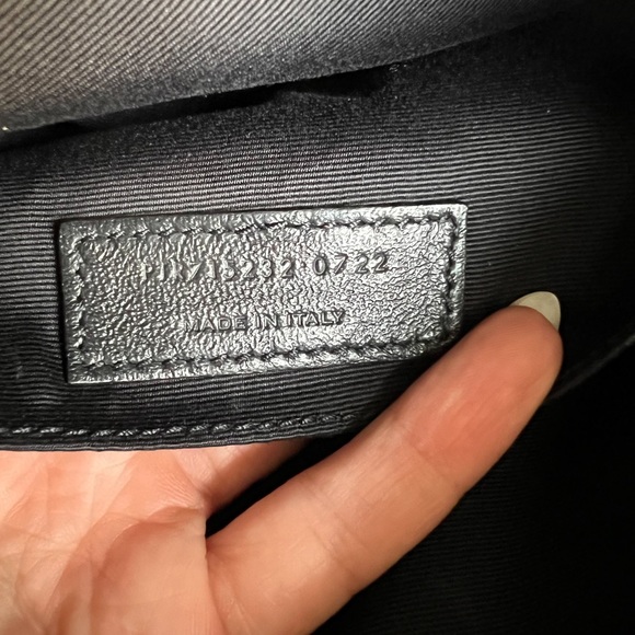 Saint Laurent Lou Medium YSL Quilted Camera Crossbody Bag with Pocket - Picture 10 of 10